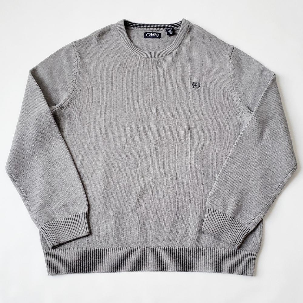 CHAPS LONG-SLEEVE SWEATER